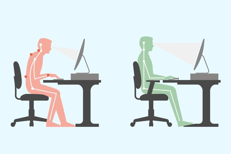 Slouch-Correction Seating : Office Chair Posture